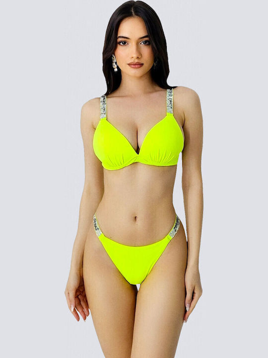 Set Bikini Push-Up Brasil Gelb