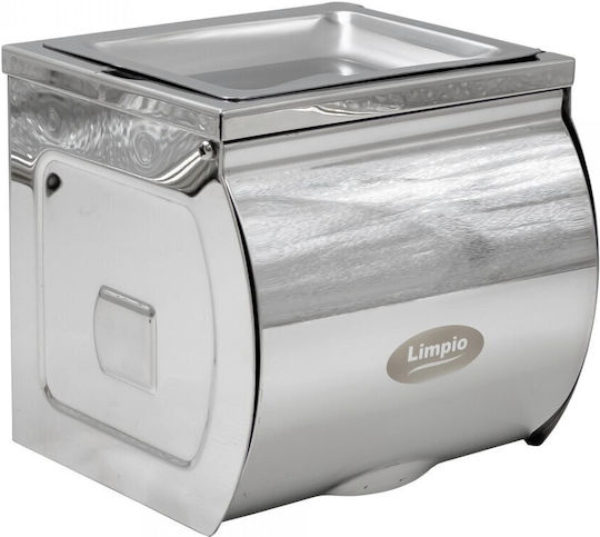 Limpio Dispenser De Hârtie Igienică Scrumieră Limpio Td 10 W3 Argintiu Multicolor