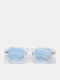 Luigi Unisex Sunglasses with Blue Frame and Blue Lens 4859606