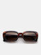 Luigi Ochelari De Soare Unisex Cu Ramă Din Plastic / Acetat Animal Print
