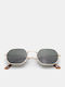 Luigi Unisex Sunglasses with Gold Metallic Frame and Gold Lens 4861309
