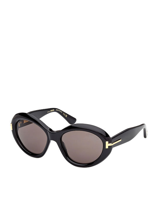 Tom Ford Icon Collection Ανδρικά Γυαλιά Ηλίου με Μαύρο Σκελετό και Γκρι Ντεγκραντέ Φακό TF1328 01A