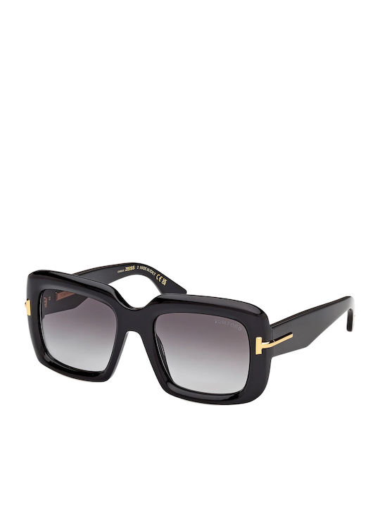 Tom Ford Icon Collection Ανδρικά Γυαλιά Ηλίου με Μαύρο Σκελετό και Μαύρο Ντεγκραντέ Φακό TF1330 01B