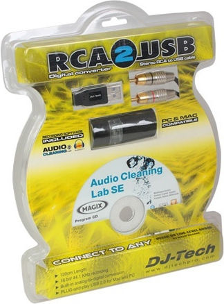 RCA-Kabel Usb 1,2m + Soundkarte