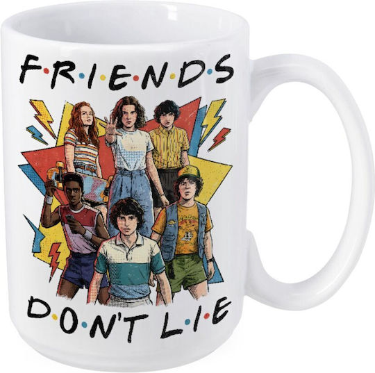 Koupakoupa Friends Don't Lie Ceramic Mug 450ml