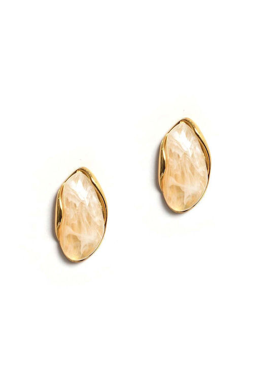 Mat Fashion Beige Earrings 0043.8246.N-natural