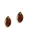 Mat Fashion Brown Earrings