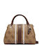 Noelle II Knitted Women's Satchel Bag Brown
