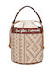 Bucket Women's Handbag Shoulder Beige 2620B28-01