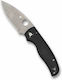 Spyderco Cuțit Negru în Husă