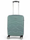 Greenwich Polo Club Cabin Hard Gray Suitcase with 4 Wheels Height 55cm