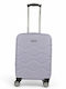 Greenwich Polo Club Cabin Hard Travel Suitcase Lila with 4 Wheels Height 55cm