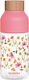 Quokka Kids Plastic Tritan Ice Pink Flowers Water Bottle 570ml