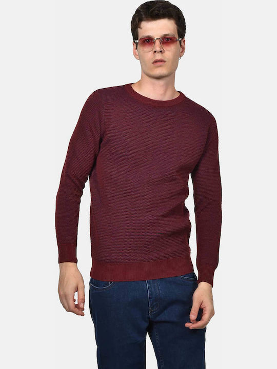 Berto Lucci Burgundy Sweater