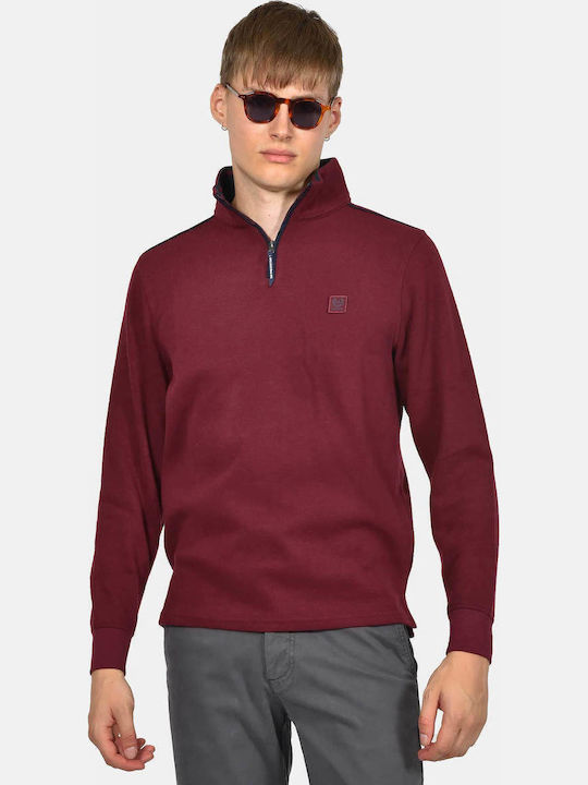 Berto Lucci Burgundy Sweater