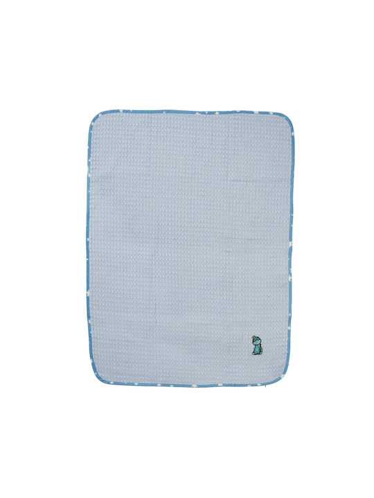 Dimcol Nursery Swaddling Blanket Dinosaur Waffl...