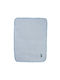Dimcol Nursery Swaddling Blanket Dinosaur Waffle Light Blue 80x110cm