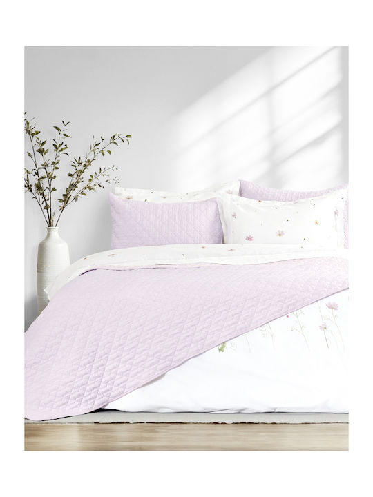 Nima Arden Κουβερλί Υπέρδιπλο Microfiber Lilac 220x240cm