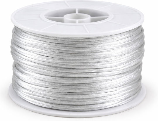 Hochzeitsgeschenkmaterialien Kordel Mouse-Tail 0,2cm Silber 50m
