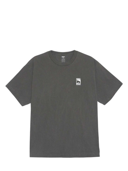 Obey T-shirt Καφέ