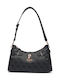 Damen Schultertasche Grau
