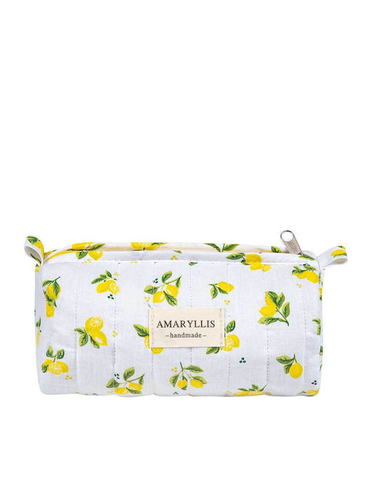 Handmade Cotton Toiletry Bag Small Chest Lemons...
