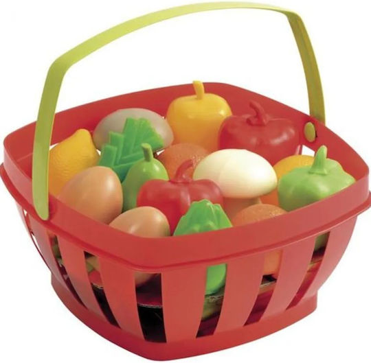 Ecoiffier Super Market Basket Groceries 10996