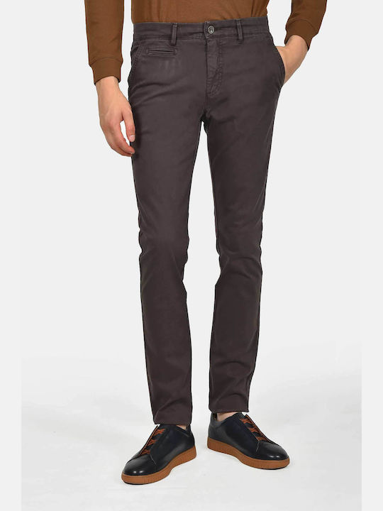 Berto Lucci Men's Trousers Chinos Elastic Slim ...