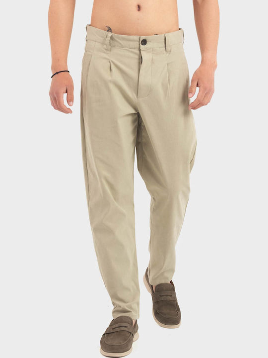 Gabba Elastic Men's Trousers Dark Beige