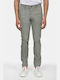 Herrenhose Chinos Elastisch Schlank Passform Olive
