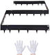 Vivatechnix Garden Hedge in Gray Colour 6 Pieces