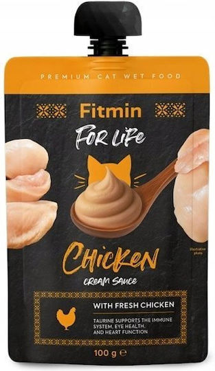 Fitmin Life Wet Cat Food in Pouches with Chicken 100g