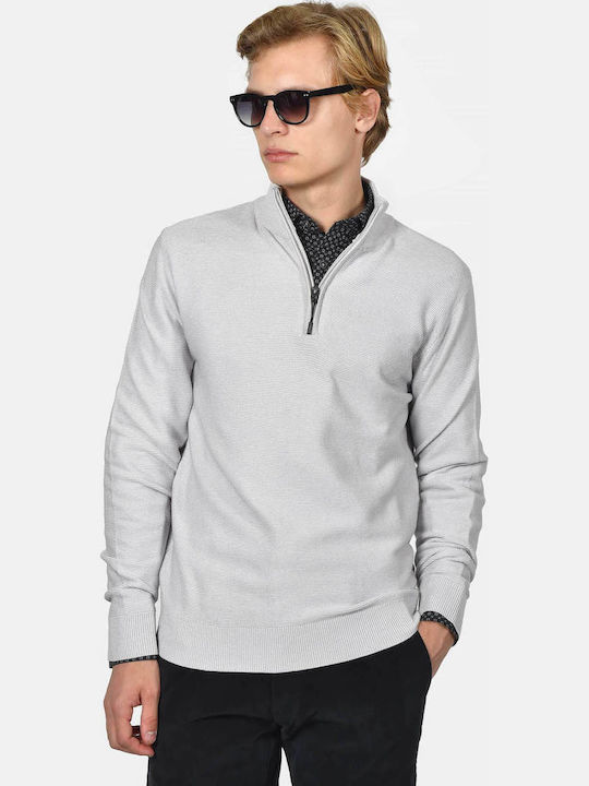 Berto Lucci Grey Sweater Berto Lucci