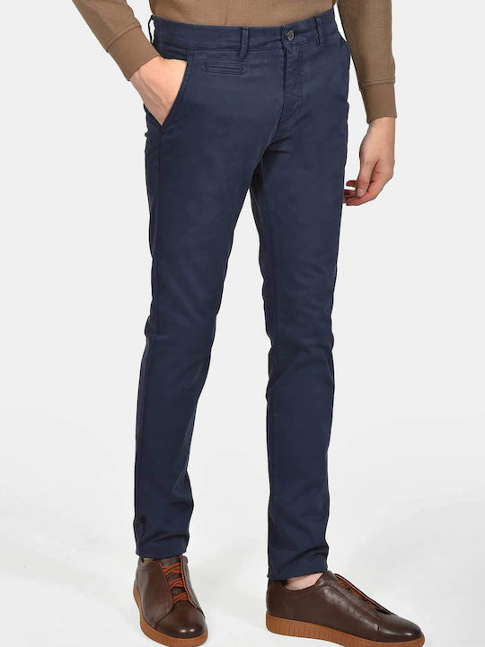 Berto Lucci Men's Trousers Chinos Elastic Slim ...