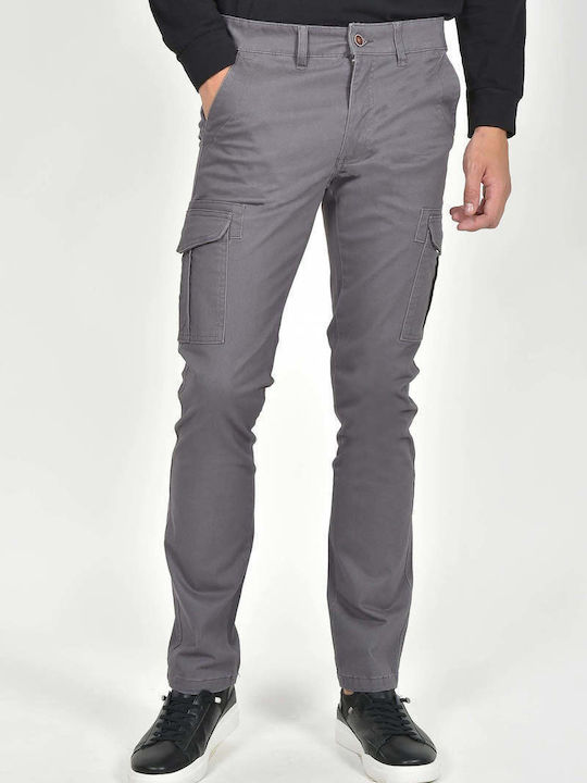 Berto Lucci Men's Trousers Cargo Elastic Regula...