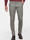 Men's Trousers Chinos Elastic Grey