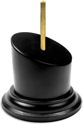 Green Stuff World Tapered Round Bust Plinth 5 X 5 Cm Black