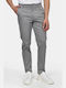 Herrenhose Chino Elastisch Regulär Passform Grau