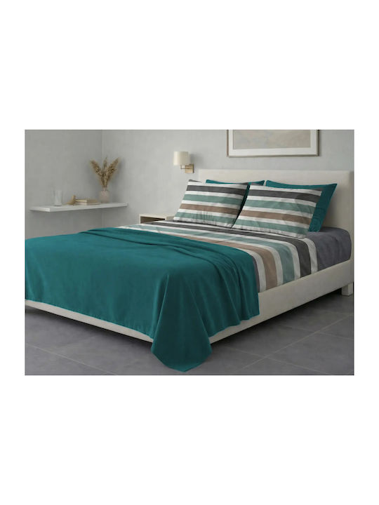 Σετ Σεντόνια King Size με Λάστιχο 180x200+35εκ. 6 (6τμχ)