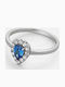 Vogue Damenring mit Zirkon aus Silber