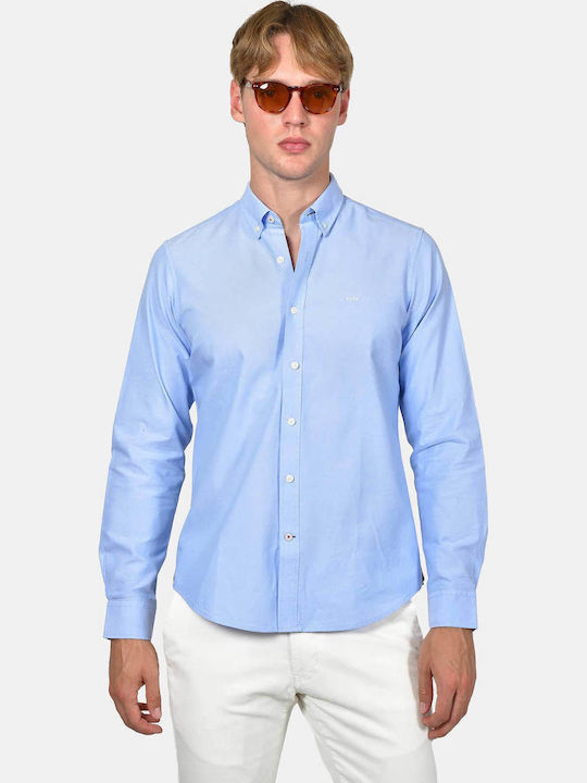 Long Sleeve Shirt in Regular Fit Light Blue