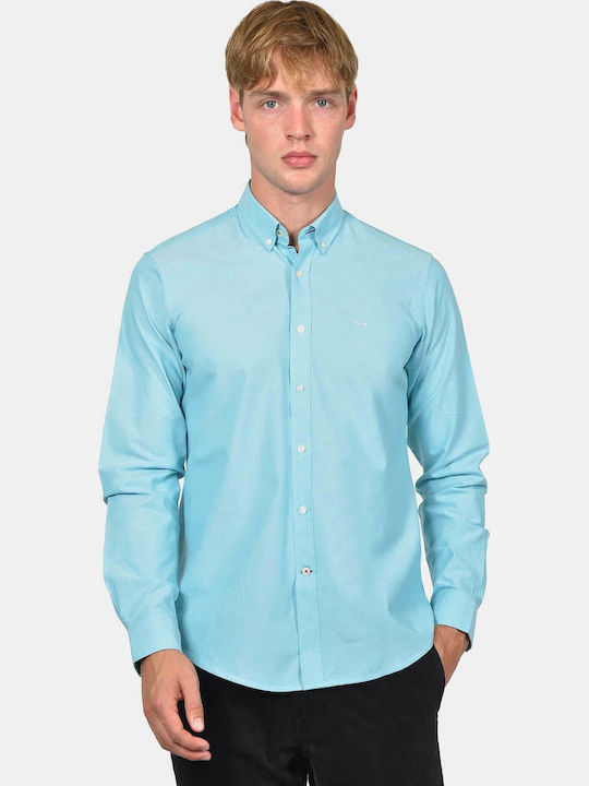 Berto Lucci Long Sleeve Shirt in Regular Fit Tu...