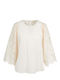 Women's Blouse Long Sleeve Ecru