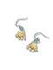 Silver Kids Earrings Double-Sided Enamel Face Woofie Fairy Pendant Hook Platinum Plated Woofie 0130529901/Fairy Silver White 0130529901