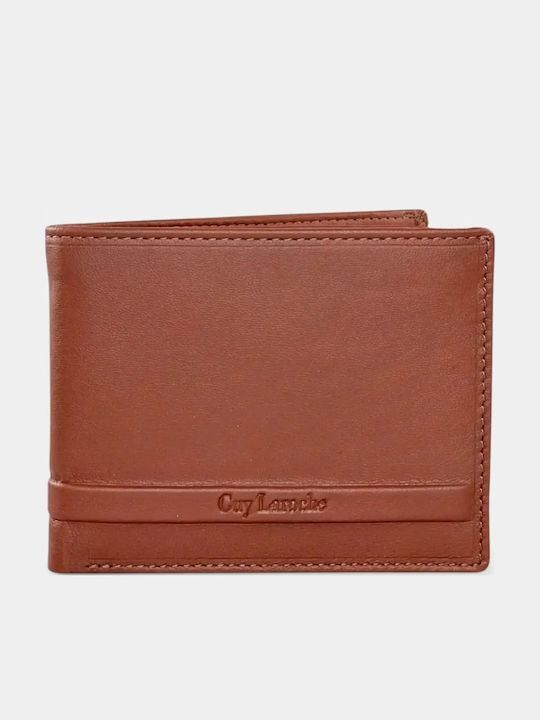 Leder Herrenbrieftasche mit RFID Tabac Braun