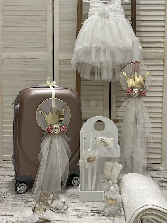 Guy Laroche Complete Baptism Set Girl Subject Crown Tho-152