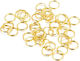 Metall Link Gold 10x1mm 100 Stück