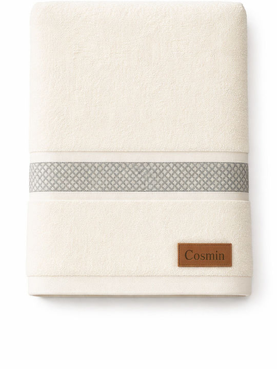 Facecloth Lux 50x100cm Ecru Weight 500gsm