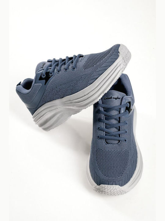 Herren Sneakers Dunkles Hellblau