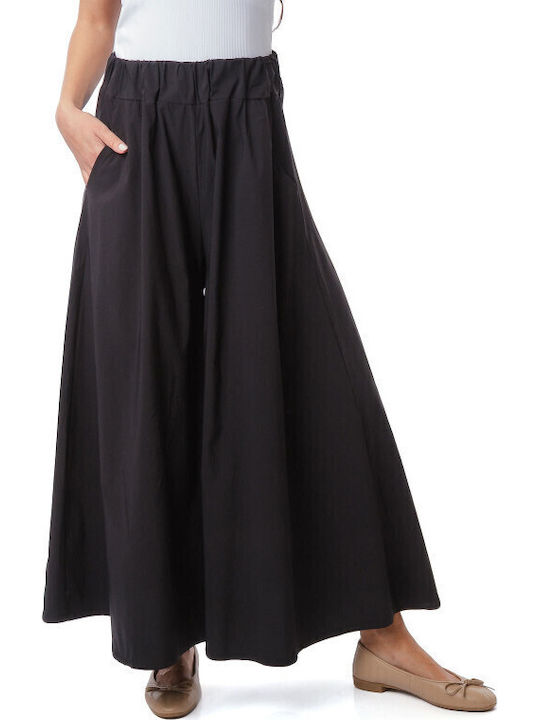 Pantaloni Largi Negri